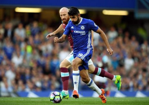 Slaven Bilic resists urge to criticise Diego Costa after Spaniard downs West Ham