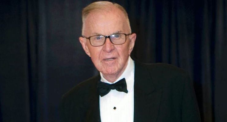 John Mc Laughlin arrives at the White House Correspondents&#039 Association Dinner in Washington