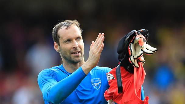 Arsenal goalkeeper Petr Cech was pleased with the Gunners first-half performance at Watford