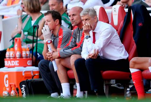 Arsene Wenger finds himself under pressure after an opening day defeat