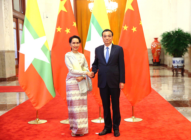 Diplomacy: Aung San Suu Kyi in China