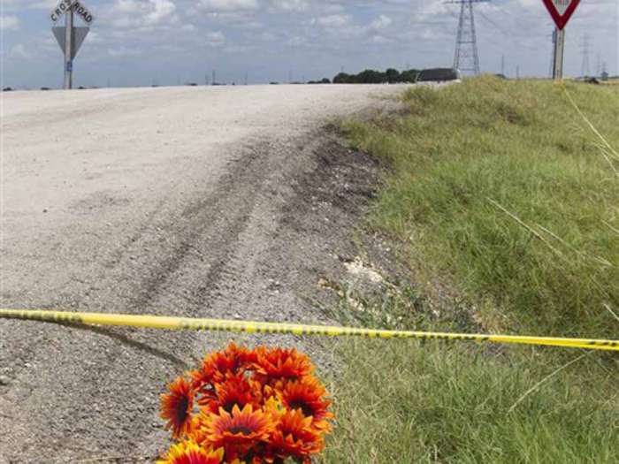 A hot air balloon made contact with high-tension power lines before crashing into a pasture in Central Texas killing all