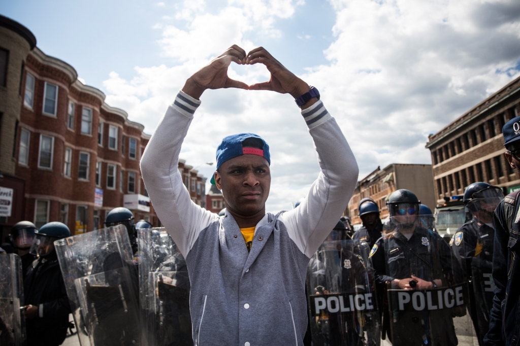 Maryland Fraternal Order of Police event met with protests