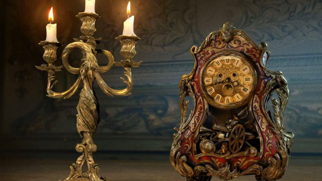 Meet Beauty and the Beast's Cogsworth and Lumiere