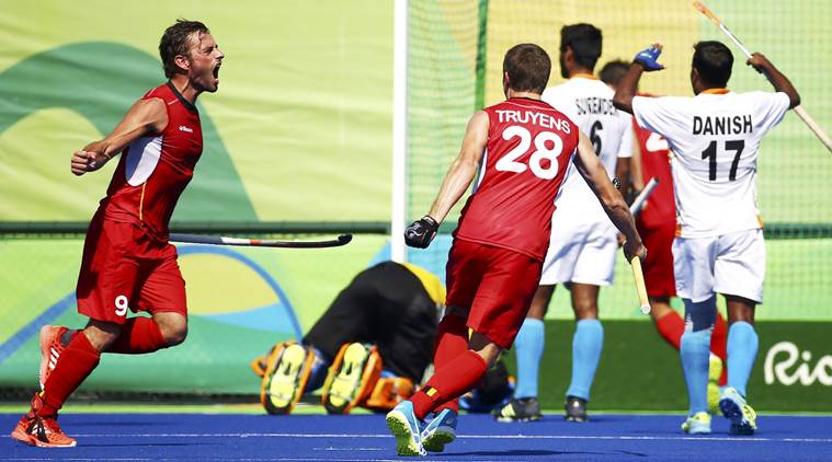 Hockey- Men's Quarterfinal Match Belgium v India