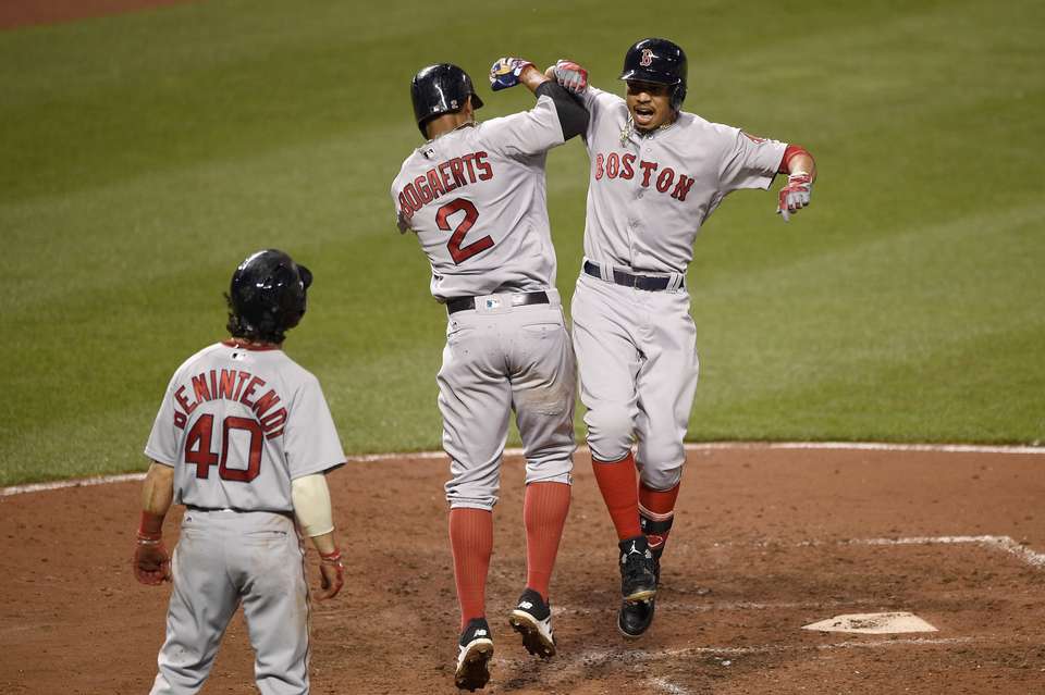 Betts has 2 HRs 5 RBIs as Red Sox beat Orioles 5-3