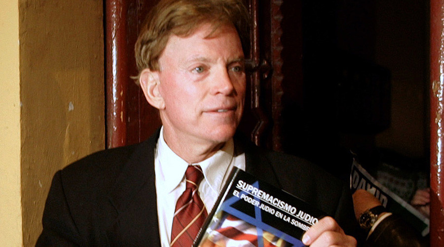 David Duke former Republican member of the Louisiana House of Representatives and former Grand Wizard of the Knights of the Ku Klux Klan