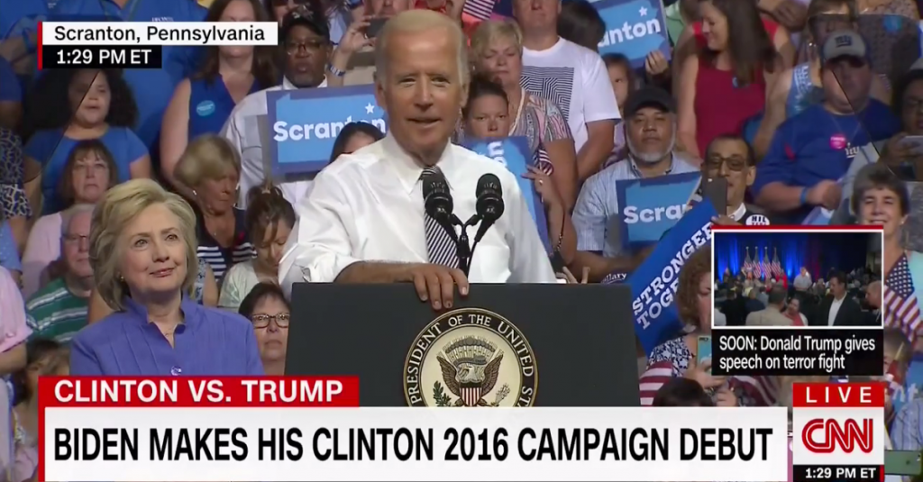 Vice President Joe Biden is jumping into the election cycle by joining Hillary Clinton on the campaign trail