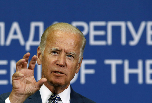 Vice President Joe Biden gestures during a news conference in Belgrade Serbia. Biden faces a difficult mission when