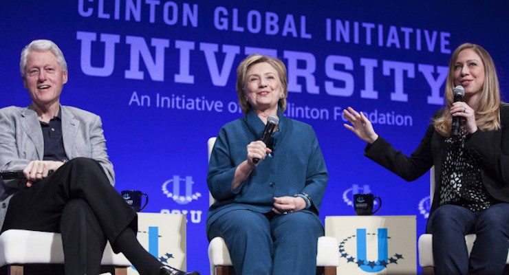 Bill Clinton Hillary Clinton and Chelsea Clinton at a Clinton Foundation initiative. Credit Reuters