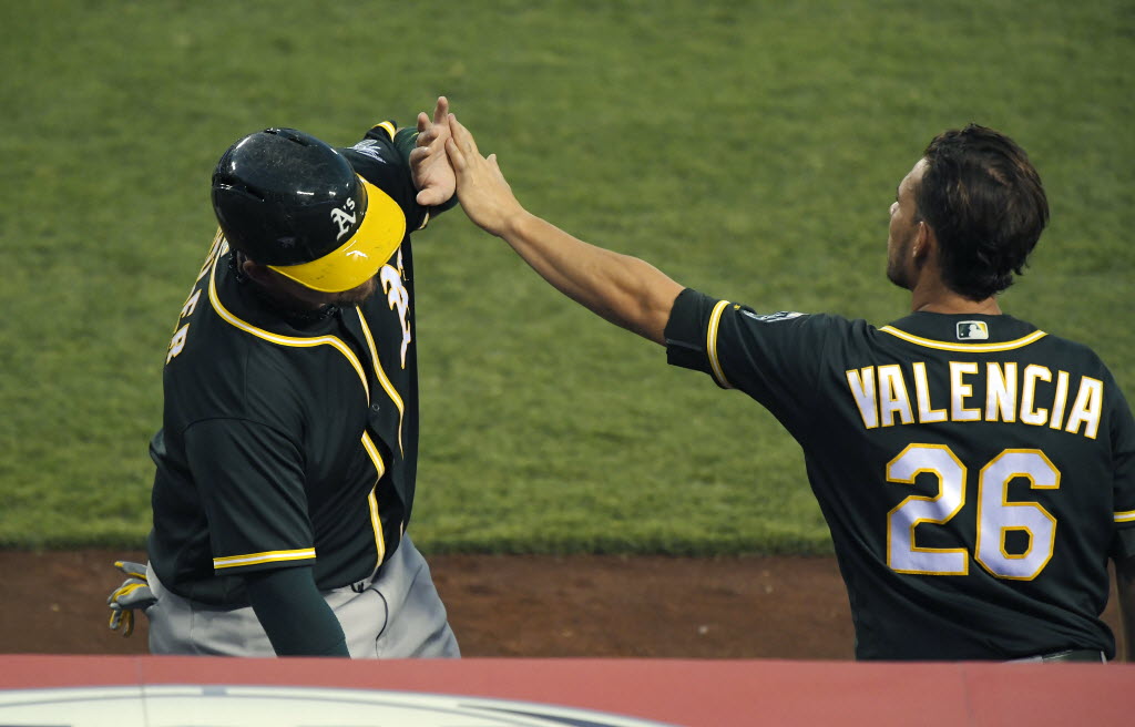 Report: A's Butler 'injured in altercation' with Valencia