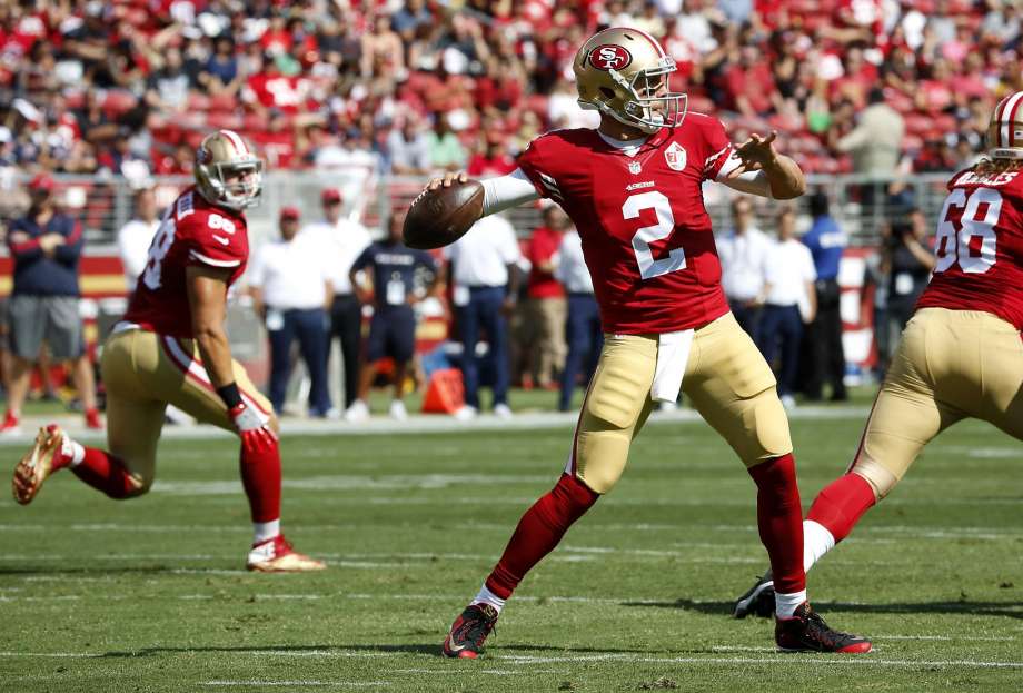 Blaine Gabbert cranking up to throw versus the Texans