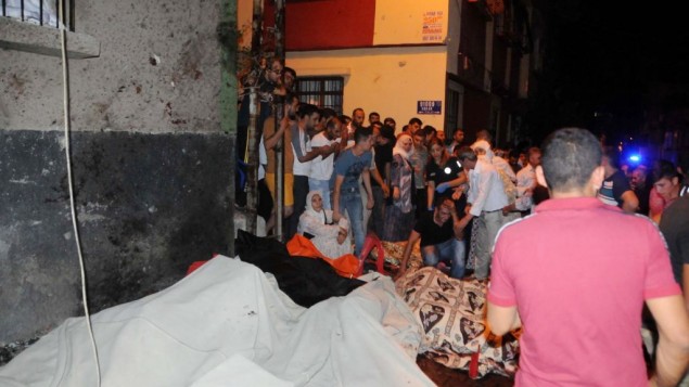 At least eight killed in blast at wedding in southeast Turkey: report Add to ...