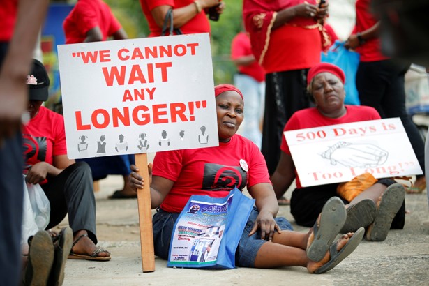 Boko Haram release footage showing kidnapped Chibok schoolgirls