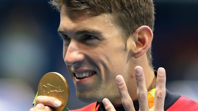 Michael Phelps wins gold at Rio Olympics