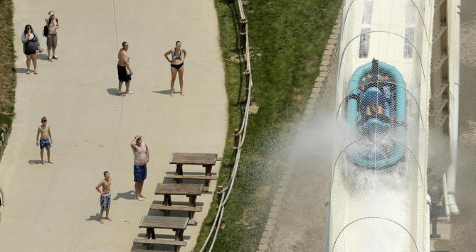 Boy killed on water slide in Kansas died from neck injury