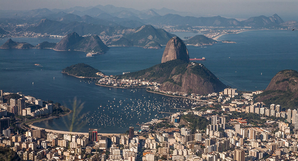 A view of Rio de Janeiro from Christ the Redeemer Brazil