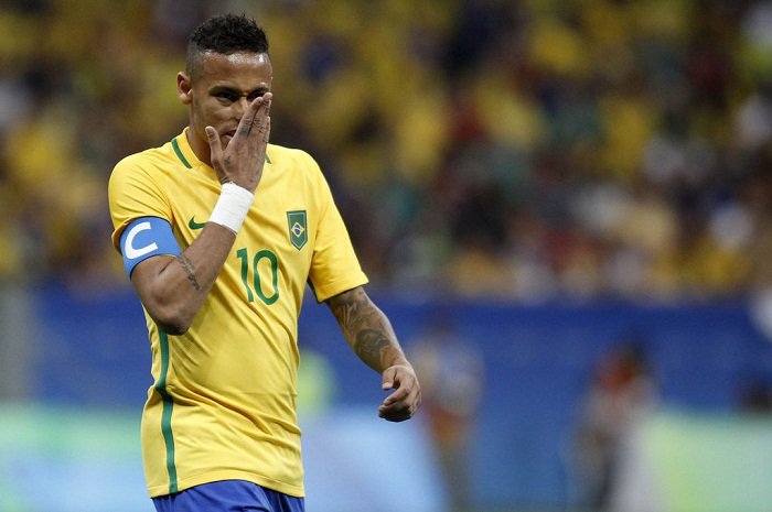 Neymar Brazil 0-0 Iraq-Olympic-Football-Group-A