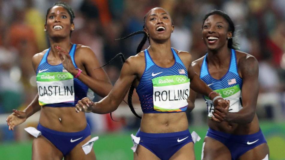 U.S. women sweep hurdles