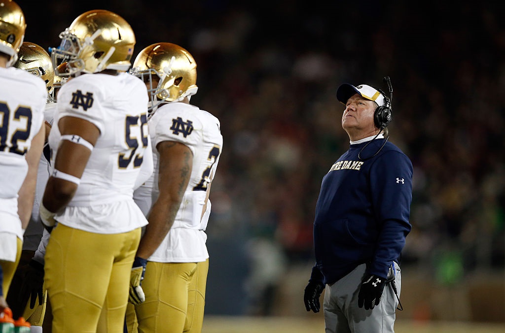 Brian Kelly Dismisses One of Six Players Arrested This Weekend