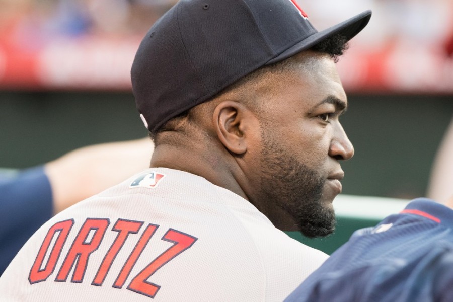 30 July 2016 Boston Red Sox Designated hitter David Ortiz during the game against the Los Angeles Angels of Anaheim played at Angel Stadium of Anaheim in Anaheim CA