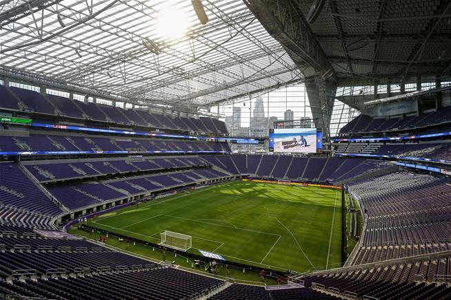 Viking Play First Game At US Bank Stadium