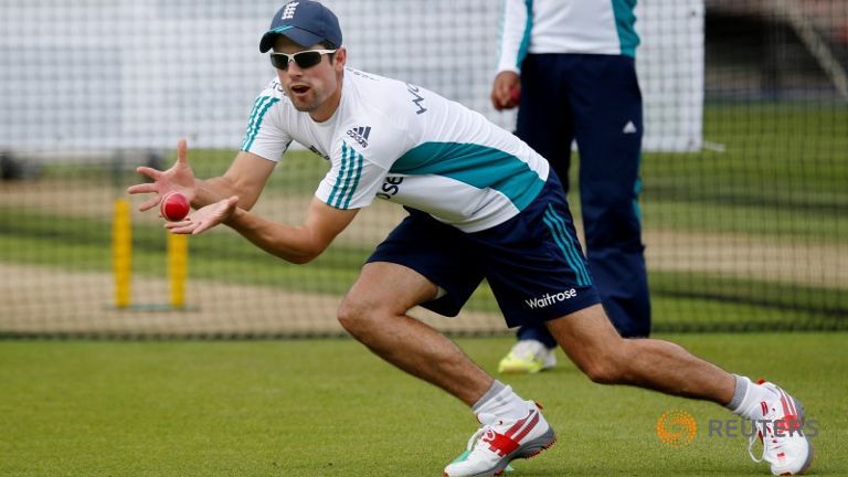 Britain Cricket- England Nets- Kia Oval- 9/8/16
England's Alastair Cook during nets
Action Images via Reuters  Paul Childs
Livepic