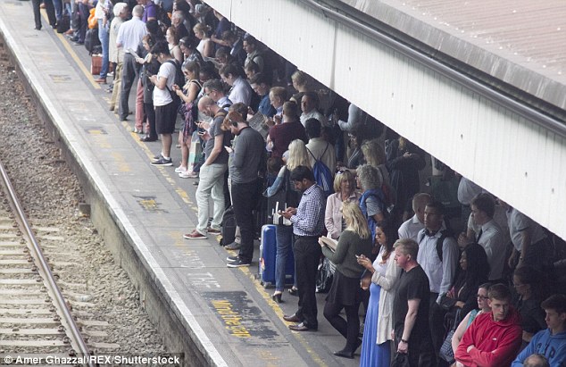 The beleaguered train provider which agreed to reopen negotiations on the third day of the walkout today ran just half of its services because the pre-strike timetable is still in place. Commuters are