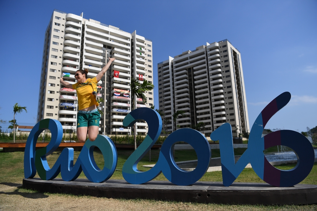 RIO DE JANEIRO BRAZIL- AUGUST 04 Athlete of the Australia team Rio 2016 Olympic games Carry Mc Mahon is seen in the Athletes village