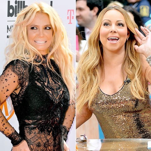 Britney Spears arrives at the 2016 Billboard Music Awards Mariah Carey is seen