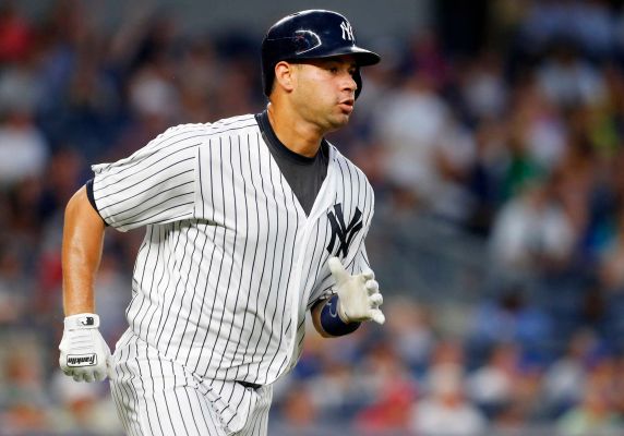 Gary Sanchez of the New York Yankees runs