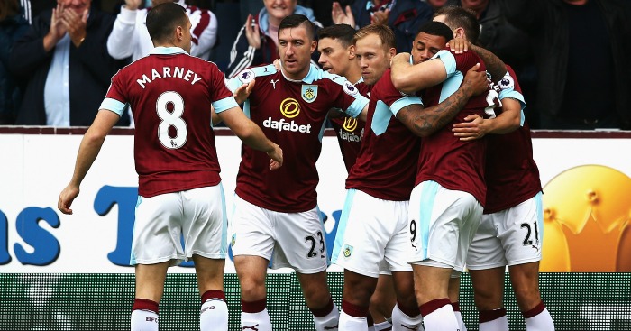 Burnley Celebrate Sam Vokes&#039 opener