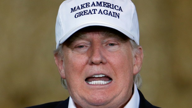 Republican nominee Donald Trump repeated his promise to build a wall on the Mexican border