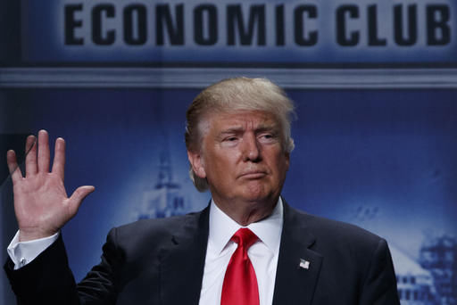 Revamping econ plan Trump vows tax cuts to'jumpstart US