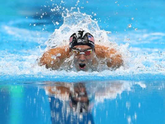 Michael Phelps wins silver in 100 butterfly