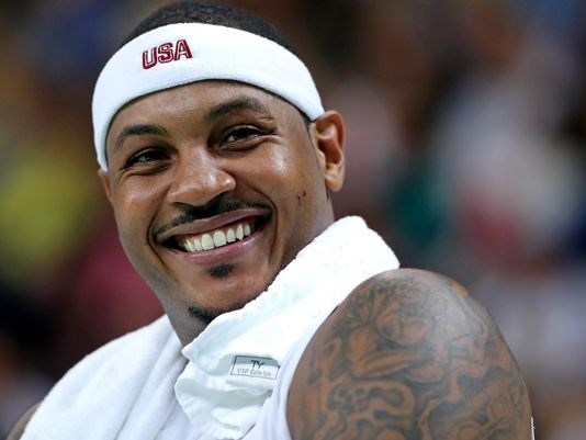 Carmelo Anthony is closing in on the scoring record for Team USA's Olympic men's basketball team