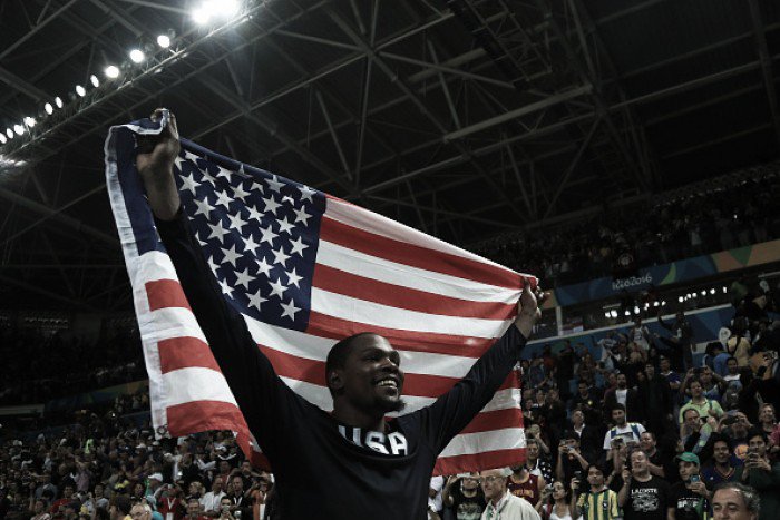 Rio 2016 Durant drops 30 as USA win men's basketball gold for third-consecutive Olympics