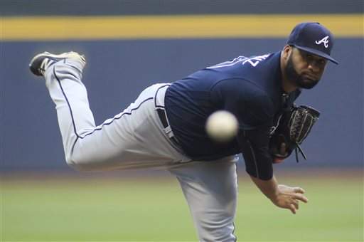 Braves edge Brewers on 12th-inning sac fly