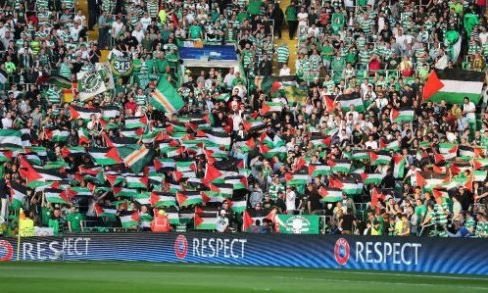 Celtic were warned by Uefa about flying flags in the stadium