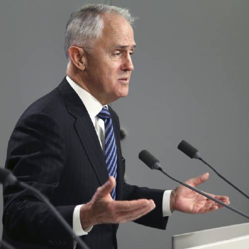 Minister Malcolm Turnbull comments in Sydney Wednesday Aug. 10 2016 after the Australian Bureau of Statistics shut down its website to protect data Tuesday night after four denial-of-service attacks that came from somewh