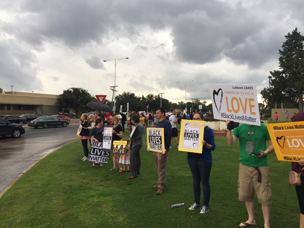 Black Lives Matter protest in Lubbock Texas