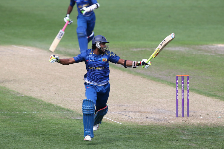 Chandimal registered his fourth ODI century in his 117th match to keep the hosts in the hunt