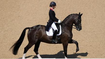 Charlotte Dujardin has won the Olympic dressage individual grand prix freestyle gold medal in Rio