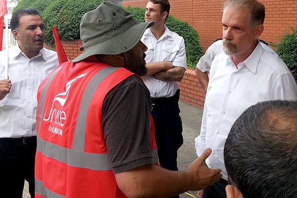 “I have no respect for you. I have contempt for you”- Tower Transit boss Neil Smith harangues strikers at Westbourne Park