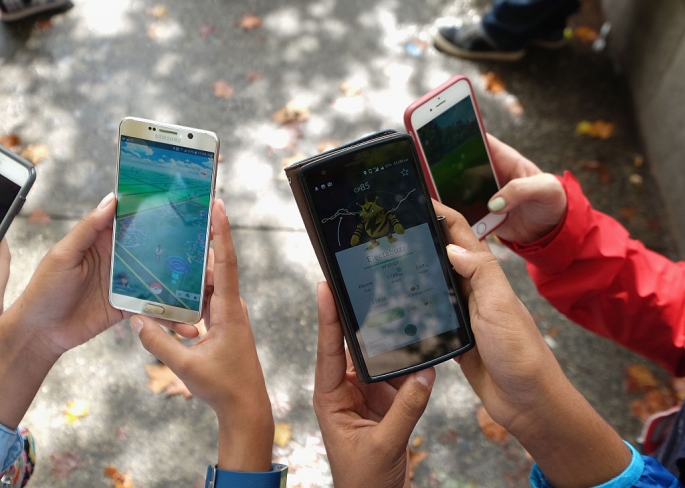 Children play 'Pokemon Go&#039 in Central Park as 'Pokemon Go&#039 craze hits New York City