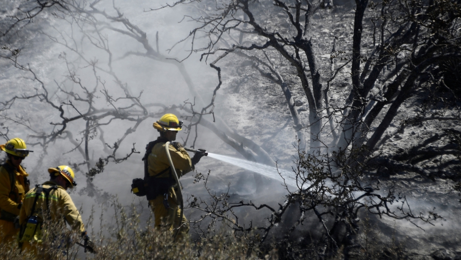 Chimney Fire is heading for Hearst Castle