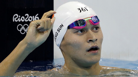 China's Sun Yang was a controversial figure at the Games