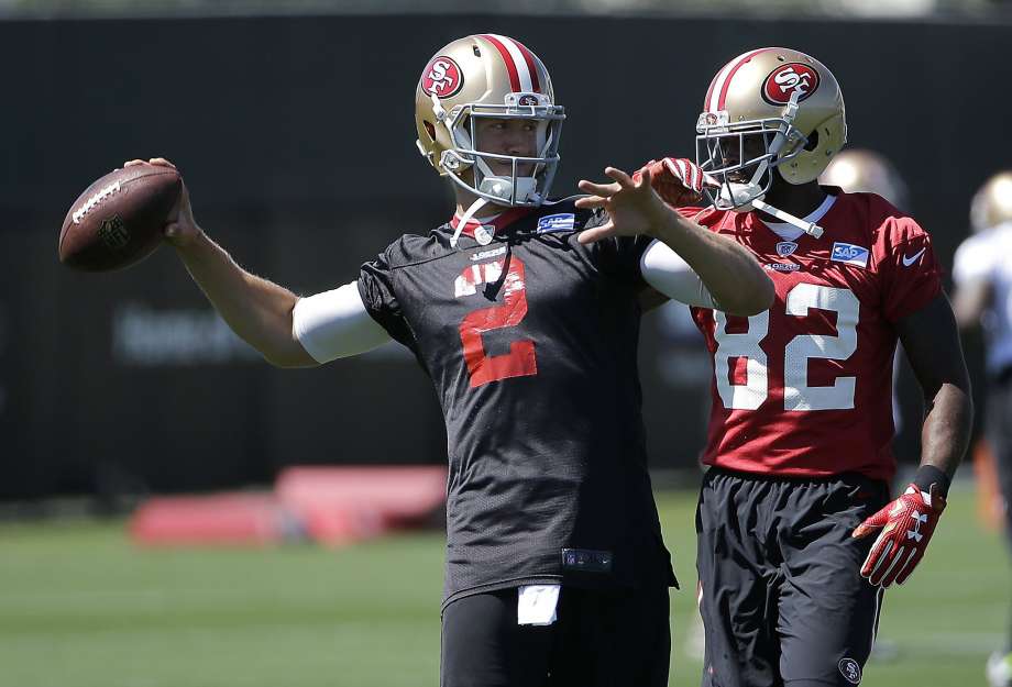 Blaine Gabbert and Torrey Smith organized work at San Jose State earlier this week