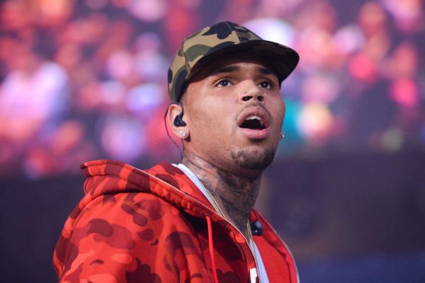 Authorities say officers responded to singer Chris Brown's