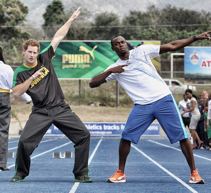 Prince Harry Challenge Olympic Sprinter Usain Bolt to a Rematch–and the Gold Medalist Accepts